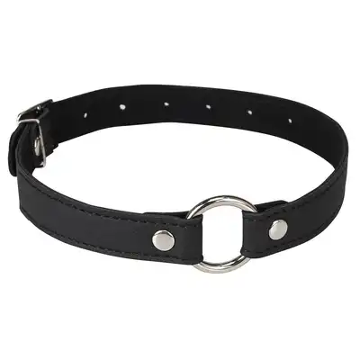 Erospace - Wild Play Chocker with Ring C17. Elegancka obroża na szyję z metalowym pierścieniem, podkreśl swoją dominację
