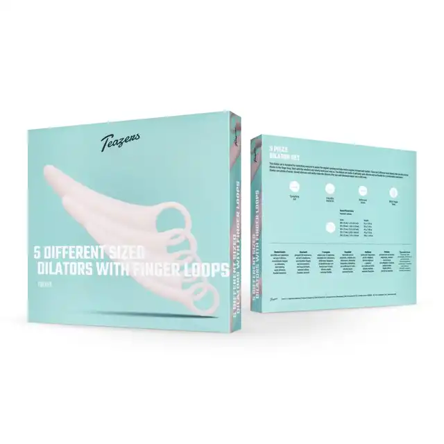 Teazers - Vaginal Dilator Set. Różowy zestaw 5 rozszerzaczy waginalnych, idealny dla osób pragnących poprawić elastyczność