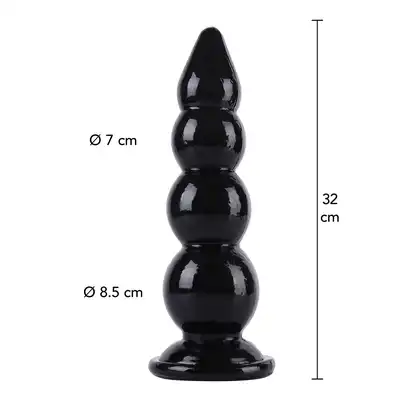 Hidden Desire - Extreme Buttplug XXL 23cm. Zabawka analna pvc z szeroką podstawą i ekstremalnymi doznaniami