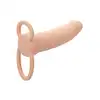 CalExotics - Performance Maxx Rechargeable Thick Dual Penetrator. Nakładna na penisa posiadająca 10 funkcji, zwiększoną grubość oraz pierścień na mosznę