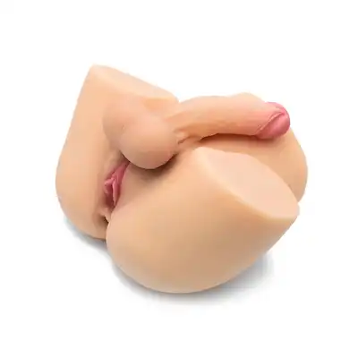 Kiotos - Masturbator Dildo Pussy &amp; Ass NR17. Unikatowy masturbator z realistycznym penisem, słodką waginą i ciasnym anusem, potrójna przyjemność 