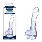 Ice Crystals Collection - Intruder 7". Realistyczne przezroczyste dildo o szczegółowo odwzorowanej strukturze, miękki i elastyczny materiał