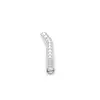 Kiotos SteelSeries - Solid Plug Beaded Curved Small. Dilator z zakrzywioną formą i ozdobnym kryształkiem – 8 mm