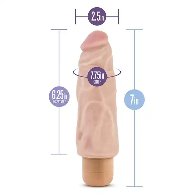 Dr Skin - Cock Vibe Vibe 9 Flesh. Realistyczny wibrator z intensywnymi wibracjami
