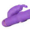 Teazers - Silicone Rabbit Vibrator Purple. Wyjątkowy wibrator króliczek z wieloma wypustkami, klasyka w nowoczesnej formie
