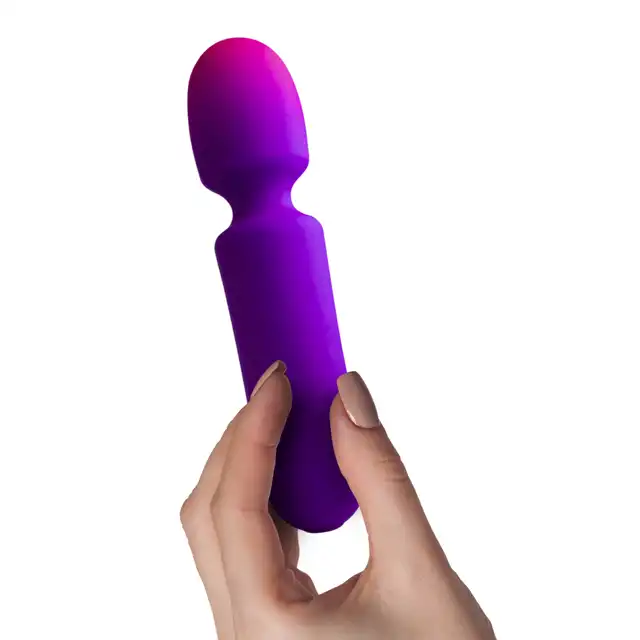 Rocks Off - Glo-Girl Wand Purple. Mini wand o potężnych wibracjach, doskonały do wspólnego użytku.
