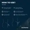 Boners - Large Cock Ring Set. Zestaw trzech silikonowych pierścieni erekcyjnych, dłuższa i mocniejsza erekcja