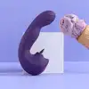 Vive - Yumi Triple Motor G-Spot Finger Motion Vibrator and Flickering Tongue Stimulator Purple. Wibrator punktu G, intensywna stymulacja dzięki ruchowi „come-hither” i wibrującemu językowi