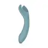 Bloom - The Peony Couple Vibrator Green. Wibrator dla par z dwustronnym użytkowaniem i technologią Swipe