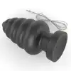 LoveToy - King Sized Vibrating Anal Cracker. Ekstra gruby, z 3 prędkościami, przyssawką i realistycznym pvc