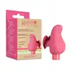 Gaia - Eco Love Vibrator. Różowy, biodegradowalny wibrator na palec z 10 trybami wibracji