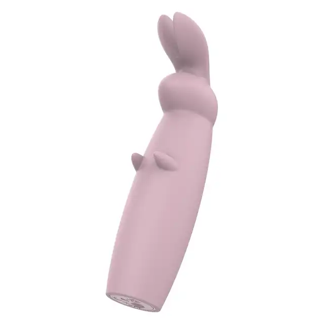 Nude - Hazel Rabbit Massager. Niewielki wibrator z króliczymi uszkami do stymulacji łechtaczki z 10 wibracjami i 3 prędkościami