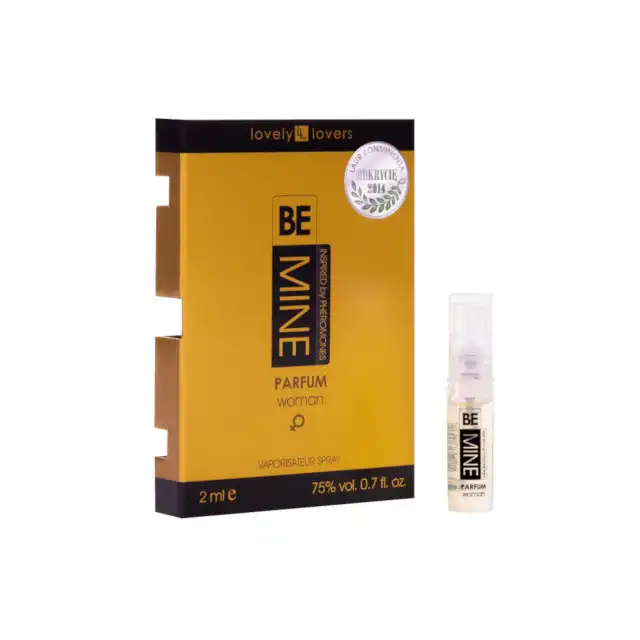 Lovely Lovers - Be MIne Original Parfum Woman 2ml. Damskie feromony z feromonami, stworzone z myślą o przyciąganiu uwagi i podkreślaniu osobowości kobiet typu alfa