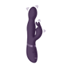 Vive - Niva Rotating Rabbit Vibrator Purple. Wyjątkowy ibrator punktu G z 10 funkcjami wibracji i obrotową główką