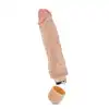 Dr Skin - Cock Vibe 10 Flesh.  Realistyczny żyłkowy wibrator z teksturowanym trzonem doskonale odwzorowuje naturalną strukturę penisa