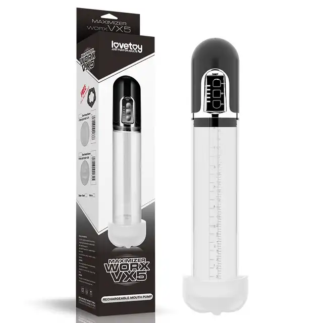 LoveToy - Maximizer Worx VX5 USB. Większe, grubsze erekcje i długotrwałe efekty.