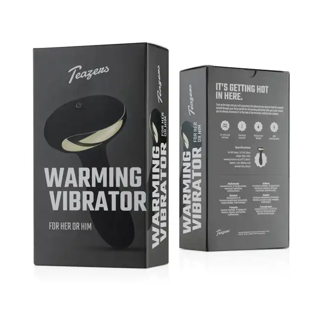 Teazers - Anal Vibrator with Heating Function. Wibrator analny z funkcją ogrzewani, wyjątkowe doznania dzięki 10 trybom wibracji i ogrzewaniu do 37 ℃