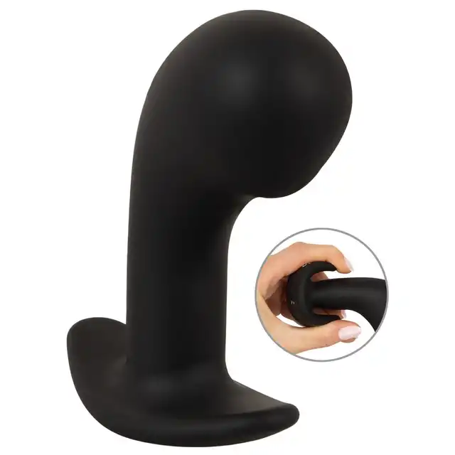 Anos - Big Head Prostate Plug. Wtyczka analna z dużą, masującą główką, profesjonalista od prostaty z wibracjami