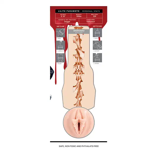 Fleshlight - Fantasy Lilith Fukomoto. Ekscytująca przygoda w świecie Hentai z perwersyjną Lilith Fukumoto