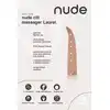Nude - Laurel Travel Massager. Podróżny masażer do przyjemności każdego miejsca intymnego z 10 wibracjami i 3 prędkościami