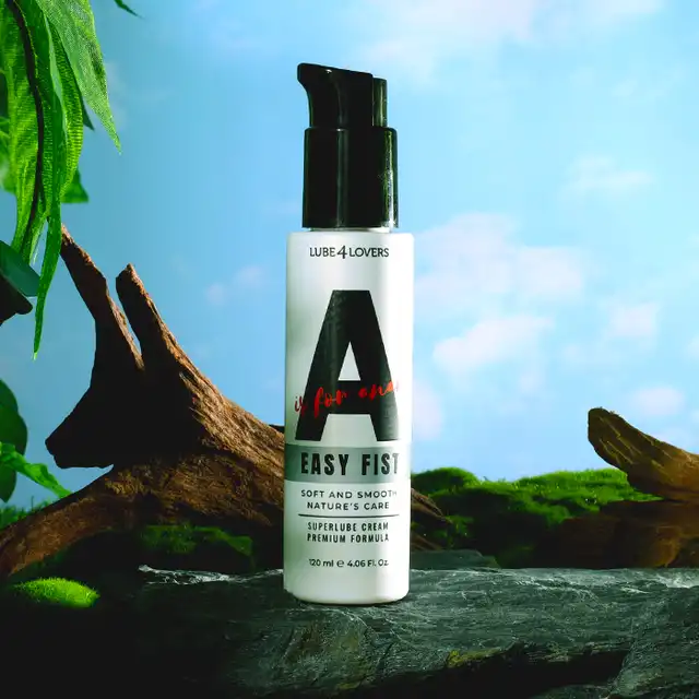 Lube4Lovers - A is for Easy Fist. Kremowy lubrykant analny dla wymagających, intensywnie nawilżający o gęstej, bogatej konsystencji