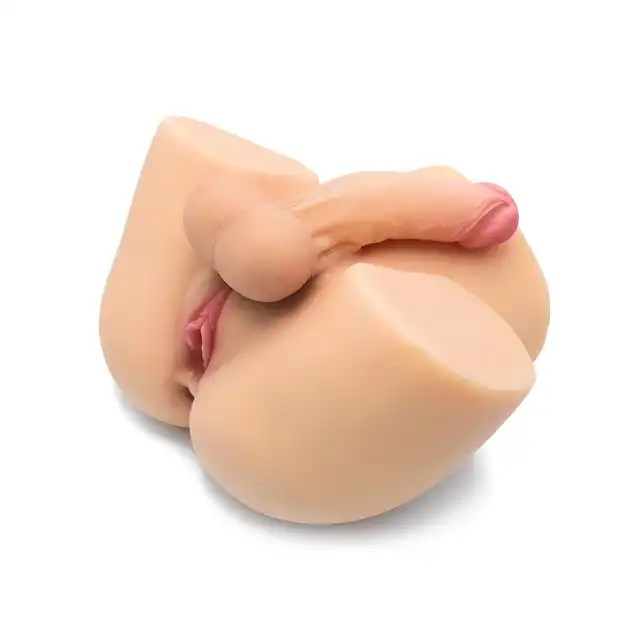 Kiotos - Masturbator Dildo Pussy &amp; Ass NR17. Unikatowy masturbator z realistycznym penisem, słodką waginą i ciasnym anusem, potrójna przyjemność 