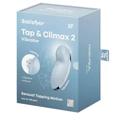 Satisfyer - Tap &amp; Climax 2. Wibrator z podwójną stymulacją i funkcją stukania dla intensywnych doznań, nowoczesne rozwiązania stymulacyjne