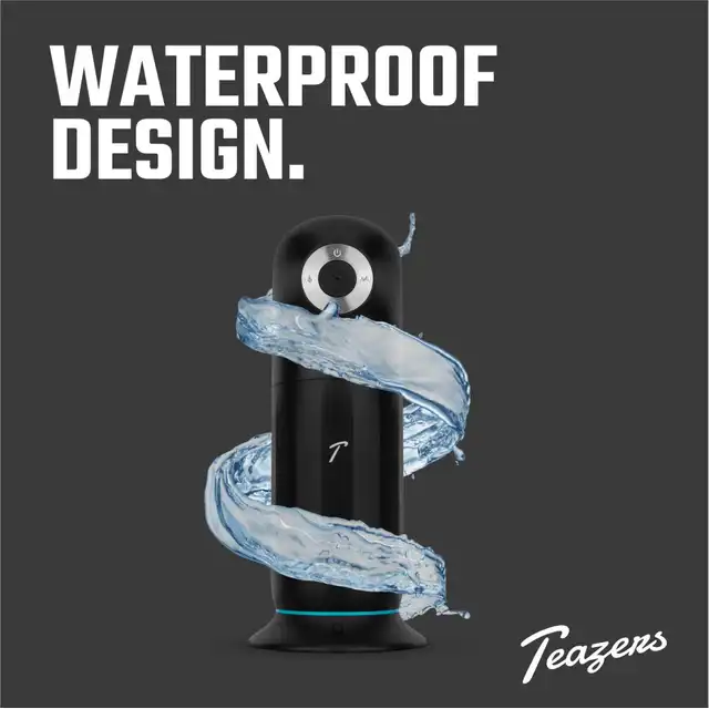 Teazers - Automatic Masturbator with Triple Stimulation. Luksusowy masturbator męski z funkcjami wibracji, pchania i podgrzewania