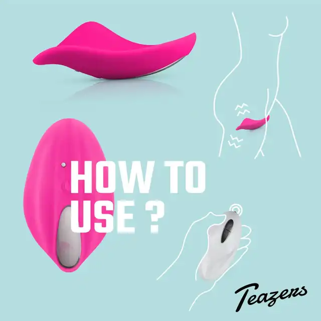 Teazers - Mini Vibrator With Remote Control. Dyskretny wibrator łechtaczkowy z pilotem, idealny towarzysz dla miłośników zabawy incognito