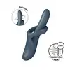 Satifsyer - Heat Flex 4 Light Blue. Wibracje, obroty i ciepło dla wyjątkowych doznań z precyzyjną stymulacją punktu G i łechtaczki