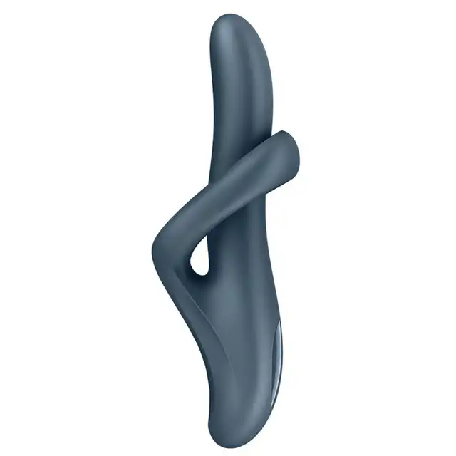 Satifsyer - Heat Flex 4 Light Blue. Wibracje, obroty i ciepło dla wyjątkowych doznań z precyzyjną stymulacją punktu G i łechtaczki