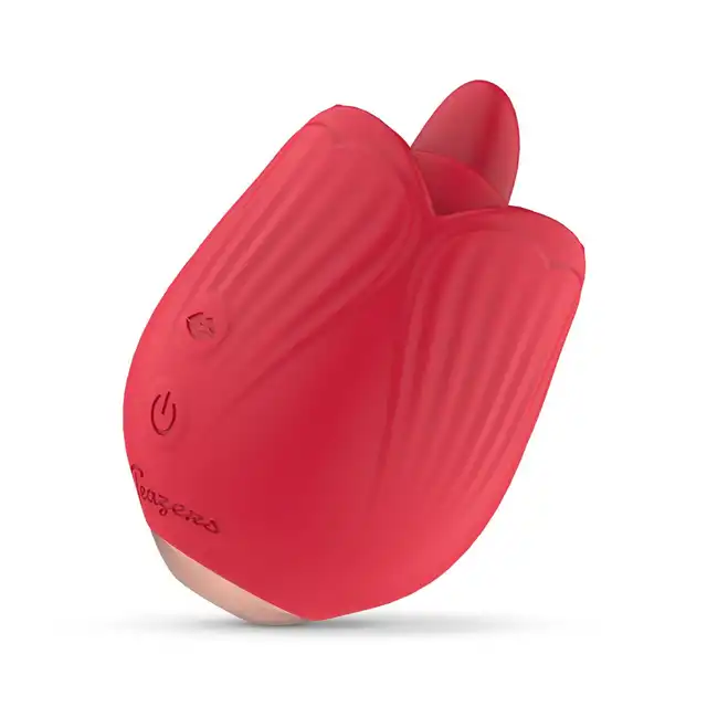 Teazers - Rose Vibrator Licking and Vibrating. Wyjątkowy wibrator, który łączy efekt lizania z wibracjami, podwójna stymulacja dla intensywnych doznań