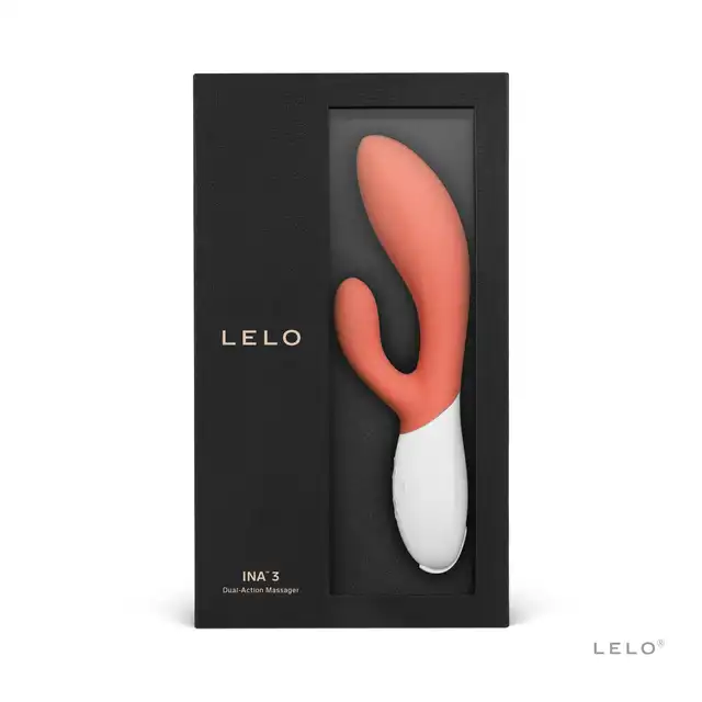 LELO - Ina 3 Rabbit Vibrator Cora. Kultowy wibrator z króliczkiem z sylikony medycznego w nowej odsłonie