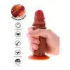 ToyJoy Foreskin Dong Silicone 15 cm - Niezwykle realistyczne dildo z przyssawką i ruchoma skórą.