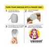 VIBEGGS - Twisty Tongues Vibrating Masturbation Sleeve. Wibrujący rękaw do masturbacji z wyjątkowymi żłobieniami w kształcie zakręconych języczów