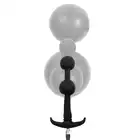 Rimba Latex Play - Inflatable Anal Plug with Double Balloon and Pump. Nadzwyczajny lateksowy nadmuchiwany korek analny z podwójnym balonem i pompką