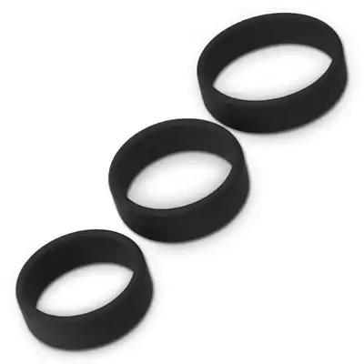 Lovetoy - Ringi Power plus silicone Pro. 3 szt. rózne elastyczne rozmiary na penisa i jądra.