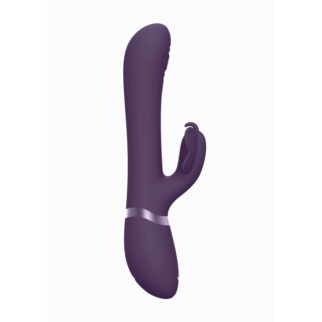 Vive - Etsu Pulse Wave G-Spot Rabbit &amp; Clitoral Stimulator Purple. Podwójny wibrator z 4 wymiennym silikonowymi końcówkami i3 sterowanymi silnikami