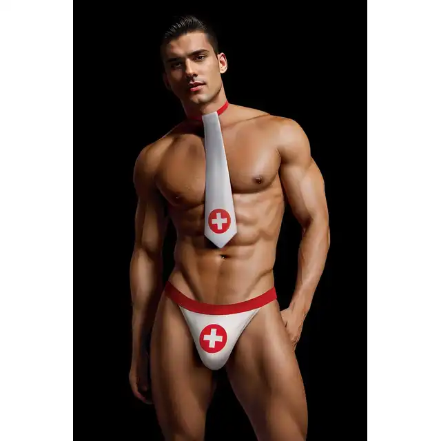 Envy Menswear - Envy 2 Pcs Nurse Kit L/XL. Seksowny stój pielęgniarza, który rozpali twoje zmysły.