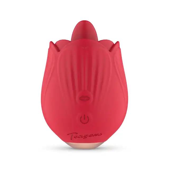 Teazers - Rose Vibrator Licking and Vibrating. Wyjątkowy wibrator, który łączy efekt lizania z wibracjami, podwójna stymulacja dla intensywnych doznań