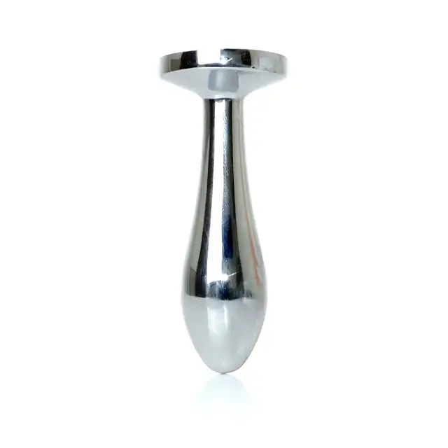 B-Series - Silver Plug Clear S. Ekskluzywna biżuteria analna ze stali nierdzewnej: elegancja, bezpieczeństwo i zmysłowe doznania w jednym
