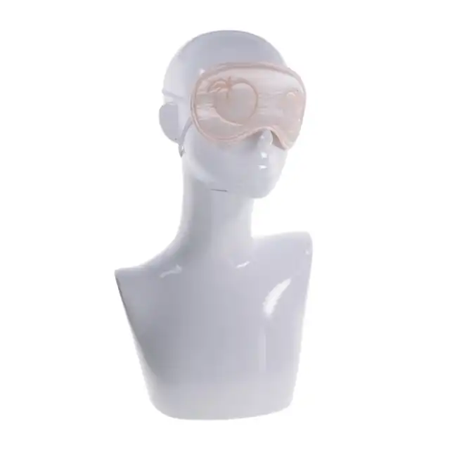 Sportsheets - S&amp;M Peaches ‘n CreaMe Blindfold Cream. Opaska na oczy ze sprośnym haftem brzoskwinek