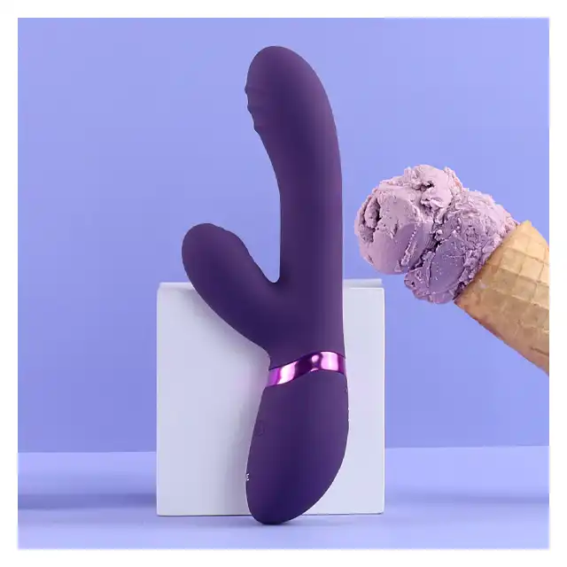 Vive - Tani Finger Motion with Pulse-Wave Vibrator Purple. Wibrator z technologią pulsacyjną i ruchem palca dla intensywnej stymulacji