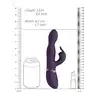 Vive - Niva Rotating Rabbit Vibrator Purple. Wyjątkowy ibrator punktu G z 10 funkcjami wibracji i obrotową główką