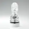 Tenga - Aero Masturbator Silver. Nowoczesny masturbator z funkcją ssania próżniowego, regulacja ręczna za pomocą pokrętła