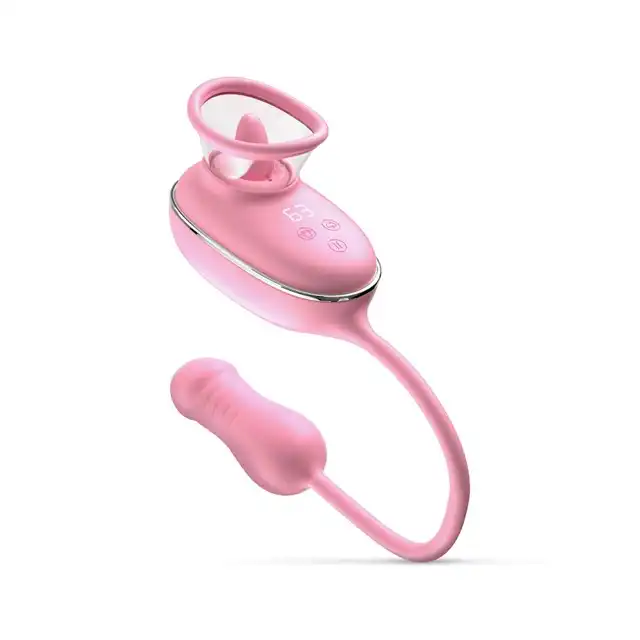 Feelztoys - Miamoré Pink. Wszechstronny wibrator do łechtaczki i pochwy z funkcją lizania, wibracji, ssania i pchnięciami