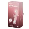 Satisfyer - Air Pump Bunny 3 Pink. Intensywnie stymulujący wibrator z króliczkiem i nadmuchiwaną końcówką dla niezrównanych doznań