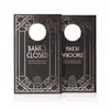 Rosy Gold - Rabbit Vibrator with thrusting function Black. Elegancki wibrator króliczek z funkcją intensywnych pchnięć dla dodatkowej stymulacji