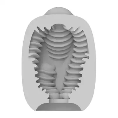 VIBEGGS - Twisty Tongues Vibrating Masturbation Sleeve. Wibrujący rękaw do masturbacji z wyjątkowymi żłobieniami w kształcie zakręconych języczów