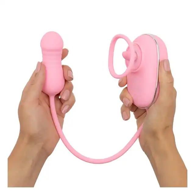 Feelztoys - Miamoré Pink. Wszechstronny wibrator do łechtaczki i pochwy z funkcją lizania, wibracji, ssania i pchnięciami